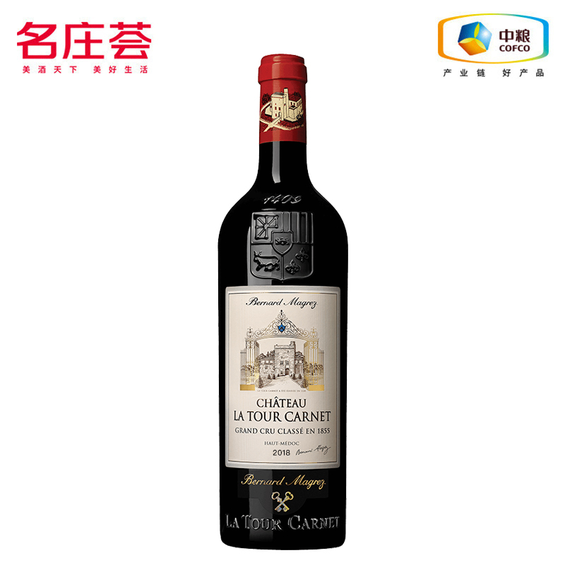 中粮名庄荟法国拉图嘉利正牌红酒波尔多四级名庄干红葡萄酒750ml-图0