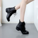 Туфли, танцующая обувь, зимние ботинки, флисовые высокие сапоги, коллекция 2023, из натуральной кожи, мягкая подошва