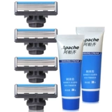 Apache/阿帕齐 Импортное лезвие, мужская бритва, Германия, 5 этажей