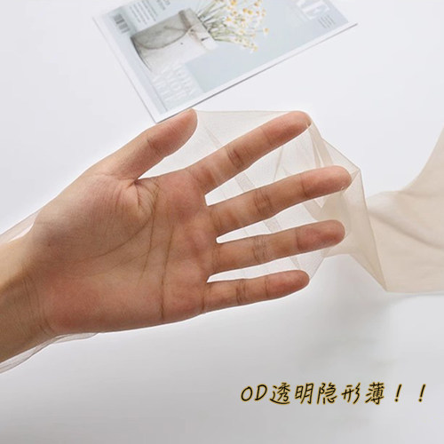 长筒丝袜女超薄款防勾丝复古0D高筒性感防滑过膝大腿根蕾丝黑丝袜 - 图1