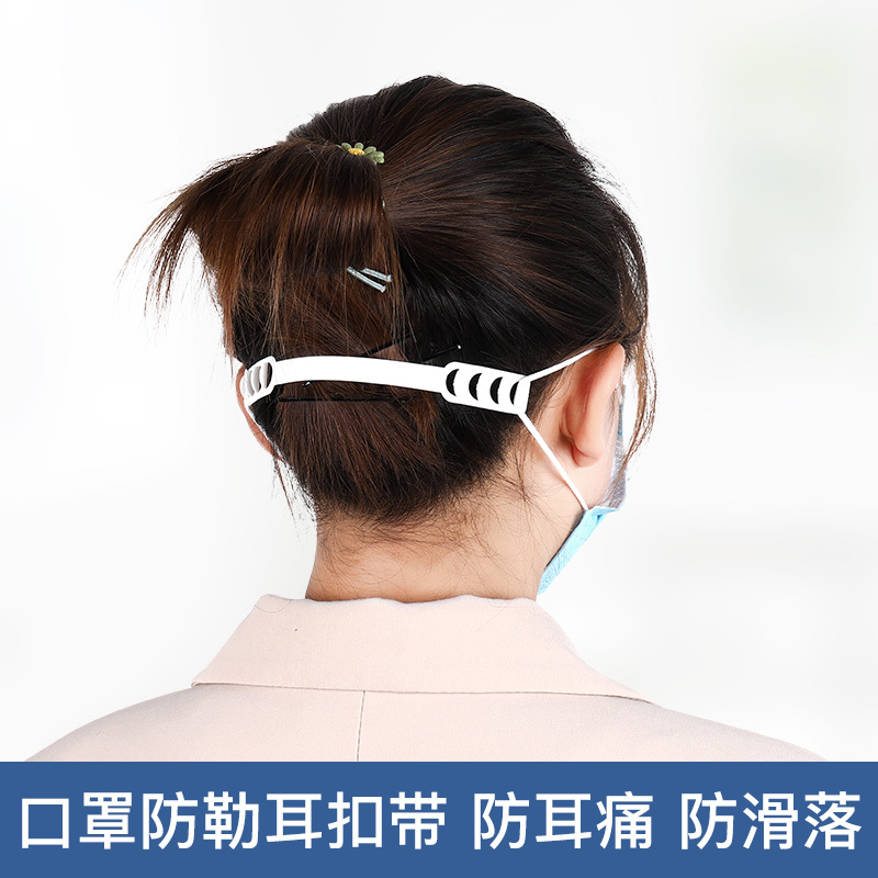 Wear mask, artifact, ear protector, anti strangulation adjusting belt, decompression hanging ear, wear type anti-skid buckle, size adjustable hook