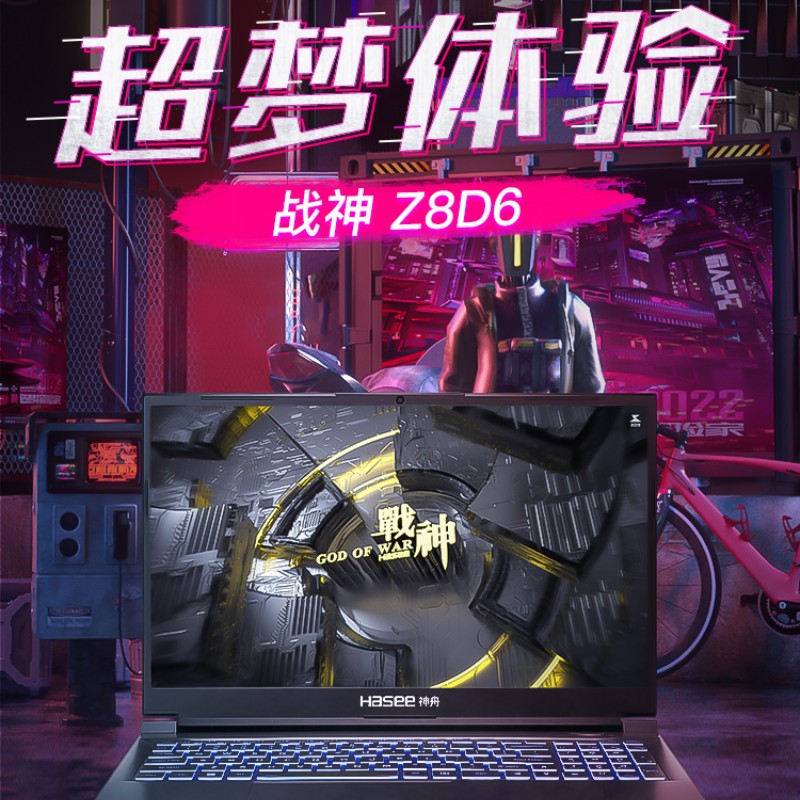 Hasee/神舟战神Z8-D6 S8-I7 12650 4060独显游戏本2.5K高清笔记本 - 图3