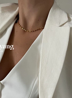 AlixYang流光溢彩扭链项链