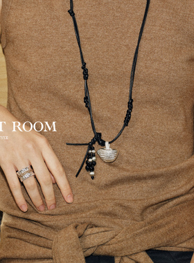 官方授权SOFT ROOM编织篮天然石长项链包挂吊坠可拆卸小众设计