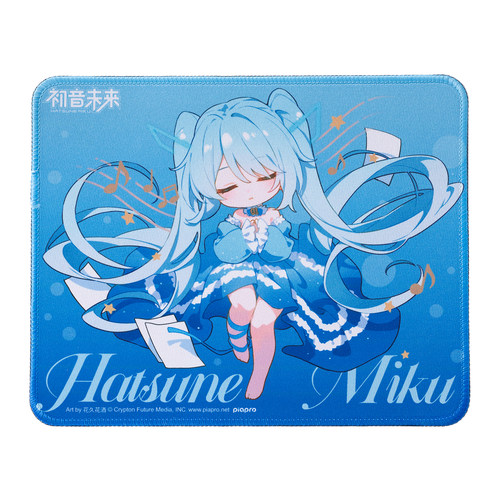 moeyu初音未来酣然梦景系列小号鼠标垫MIKU桌垫二次元动漫周边 - 图0