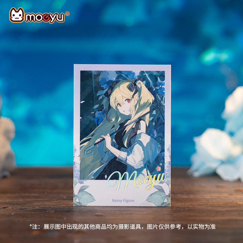 moeyu 萌羽雨中人系列动漫周边徽章拍立得亚克力挂件立牌摆件吧唧 - 图1
