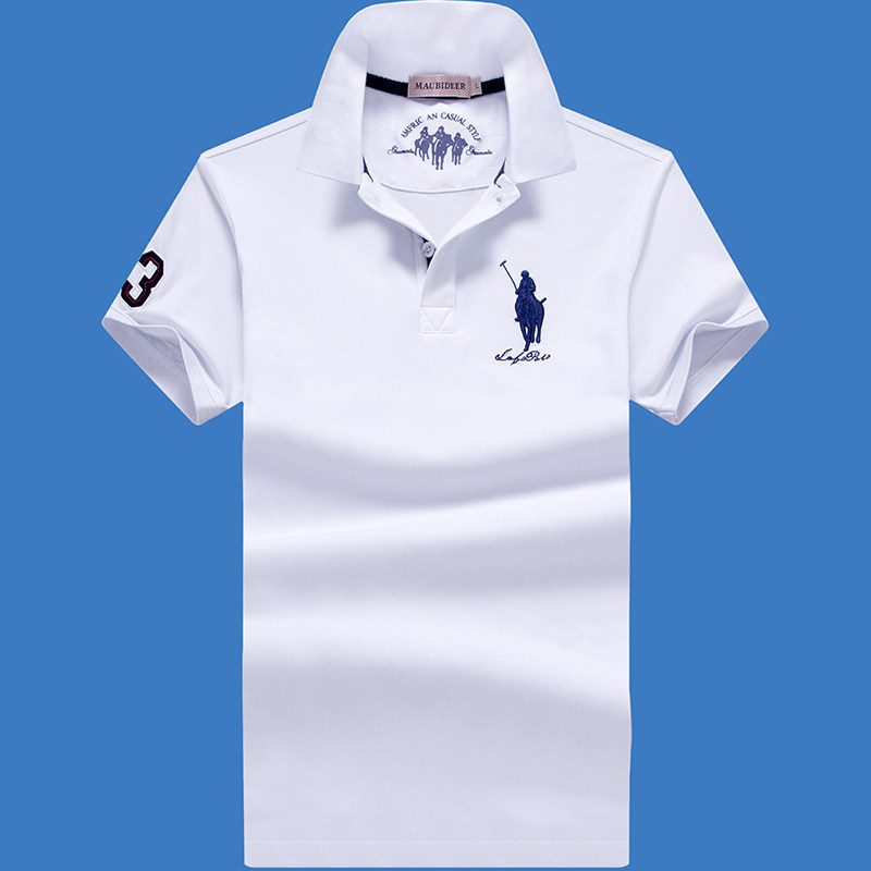 正品保罗男短袖翻领半袖衫polo衫 麦堡鹿T恤