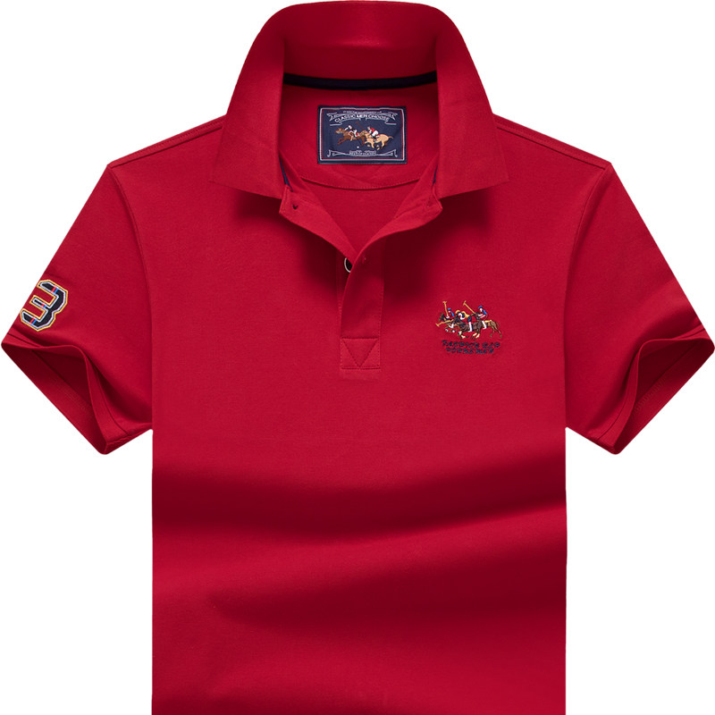 保罗2021新款男士短袖体桖0 polo衫 麦堡鹿T恤