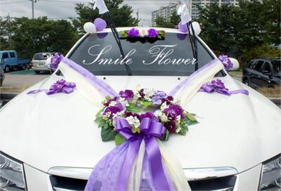 车头花主婚车装饰套装韩式结婚花车装饰仿真花婚车装饰用品副车b2 虎窝淘