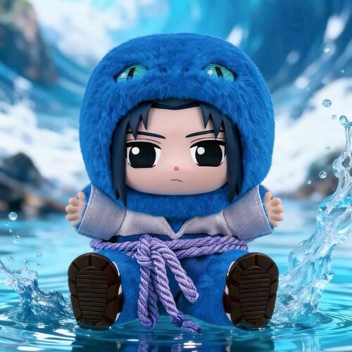 TOPTOY火影忍者盲盒萌兽坐坐派对毛绒挂件潮玩第二弹二代鸣人佐助 - 图2