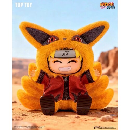 TOPTOY火影忍者盲盒萌兽坐坐派对毛绒挂件潮玩第二弹二代鸣人佐助 - 图0