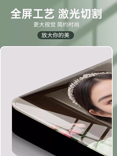 影楼款制作烤瓷9组合水晶精致摆台定制6宫格周岁木拼图挂墙画相框 - 图2