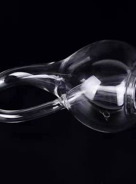 克莱因瓶 四维空间数学3D礼品送家人透明玻璃摆件纯手工克莱茵瓶