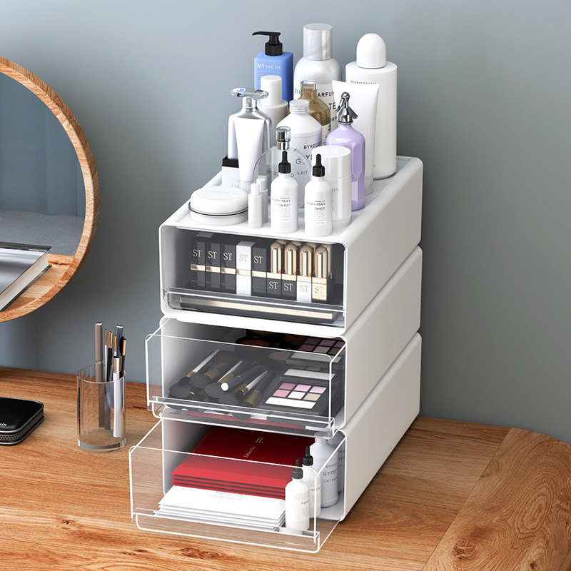 桌面收纳盒小抽屉式办公室书桌上置物架宿舍叠加箱文件柜储物盒子,淘宝优惠券,粉丝福利购,淘宝优惠卷