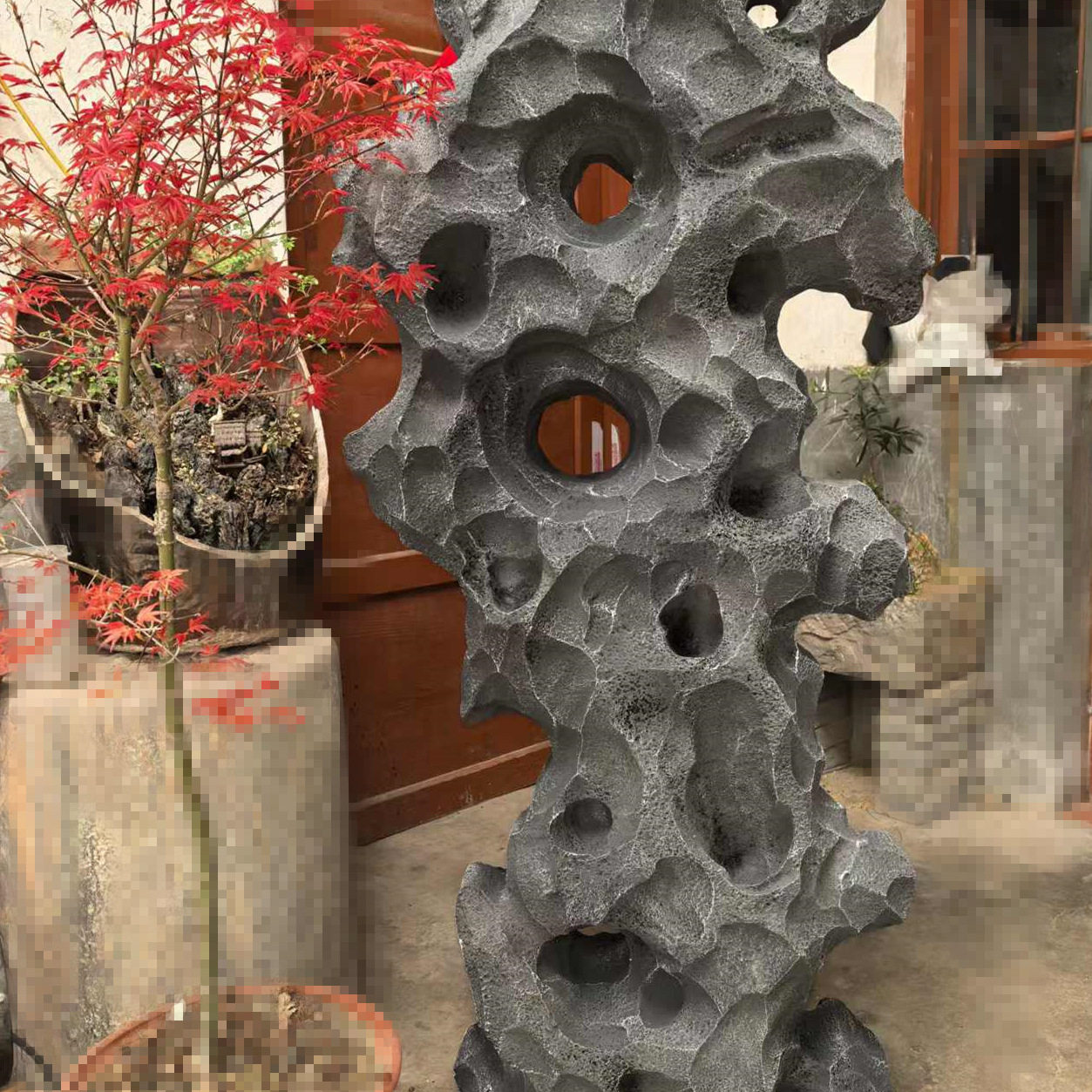 仿真太湖石古风装饰假山造景组合泡沫石影视婚礼橱窗美陈表演道具,淘宝优惠券,粉丝福利购,淘宝优惠卷