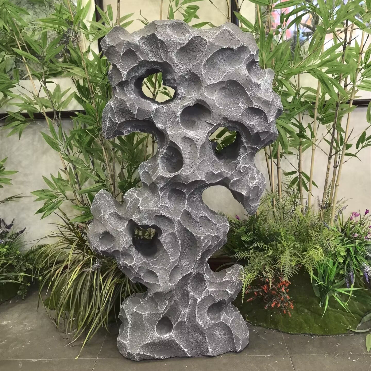 仿真太湖石古风装饰假山造景组合泡沫石影视婚礼橱窗美陈表演道具,淘宝优惠券,粉丝福利购,淘宝优惠卷