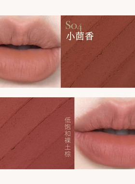 Girlcult构奇情话口红哑光雾面小茴香天仙裸色口棕唇泥不易沾杯