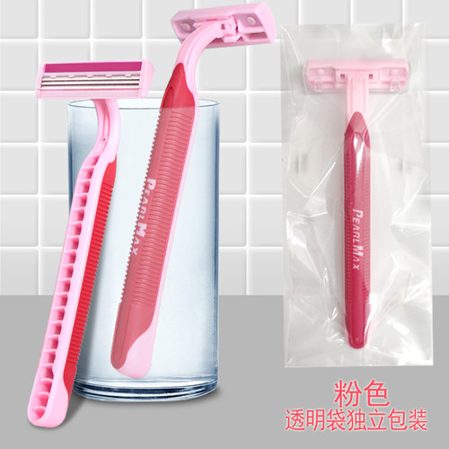 一次性女士剃毛刀手动刮胡刀户外旅游家用民宿浴场宾馆酒店专用品 - 图3