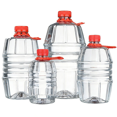 1.5L2.5L透明塑料瓶食品级密封加厚酒桶一斤装酒瓶矿泉水瓶子空瓶 - 图3