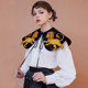 Kamo Original Autumn and Winter New Leo Velvet Fake Collar