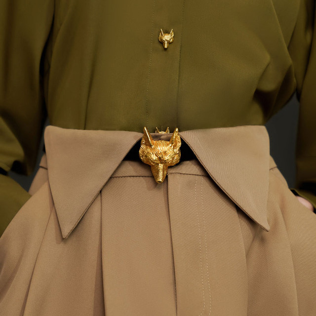 Kamo women's narrow metal alloy belt