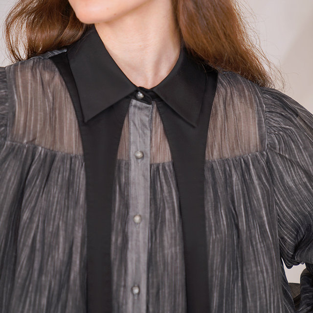 Kamo original design puff sleeve niche