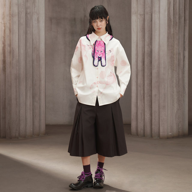 Kamo Original New Pink Leopard Print Silk Scarf