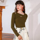 Autumn and winter original designer long-sleeved three-color ins style