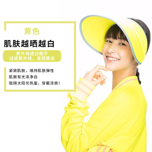 【台湾后益店正品】hoii防晒帽折叠帽遮阳帽防紫外线郭碧婷同款 - 图0