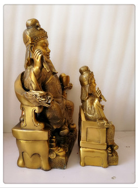 飞龙纯铜赌钱祖师赌神韩信爷偏财神增赌运神像铜像佛像家居摆件