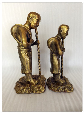 飞龙纯铜施公十不全施不全施青天施世伦像佛像铜像工艺品摆件