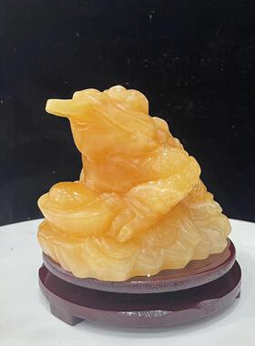 美玉轩阁玉保平安新中式客厅金蟾