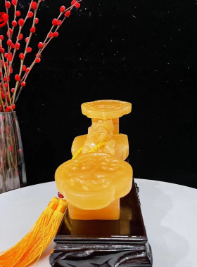 美玉轩阁玉平安新中式如意摆件