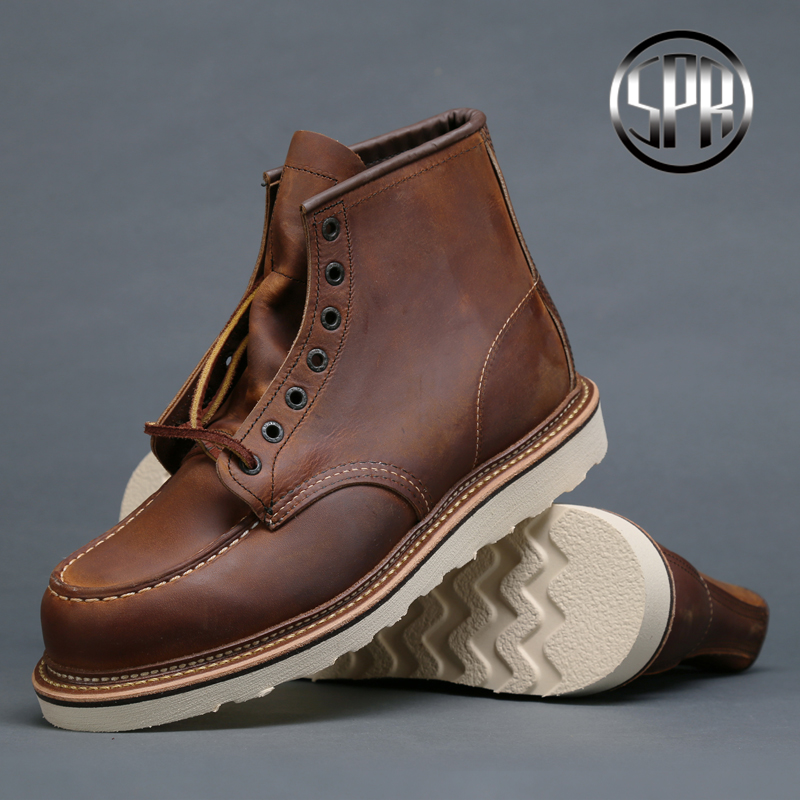 斯普瑞国内现货 RED WING REDWING RW红翼工装靴手工男靴1907-图1