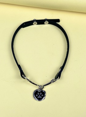 y2k甜酷辣妹朋克风爱心猫爪吊坠