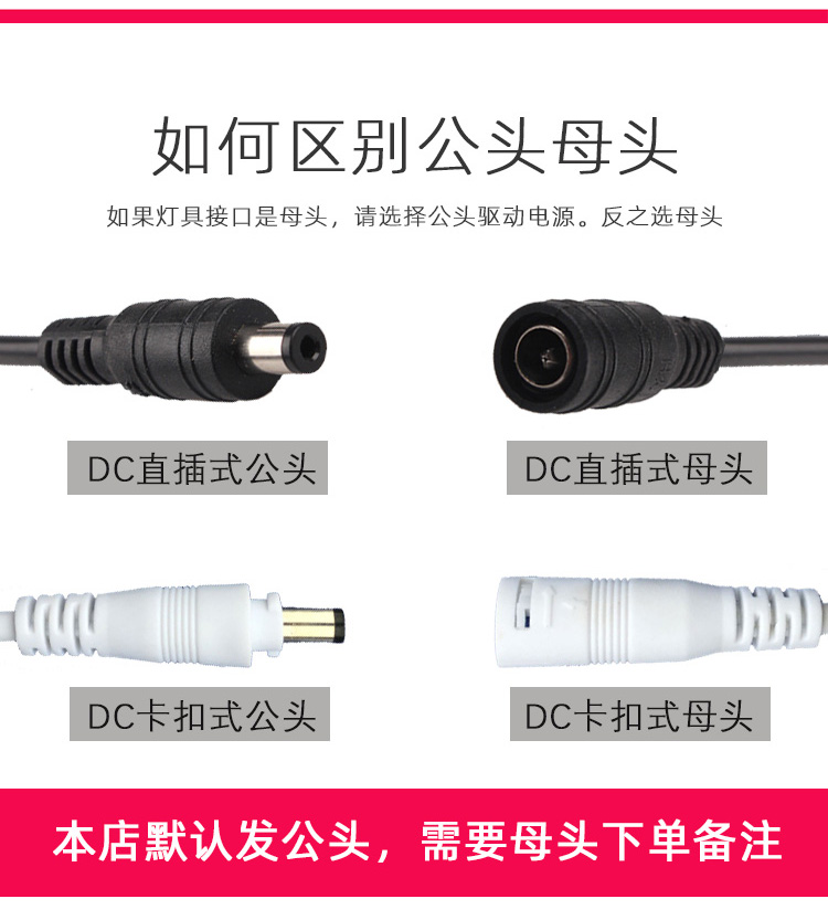 led驱动电源平板灯镇流器恒流driver整流变压器8W12W18W24W38W48W-图1