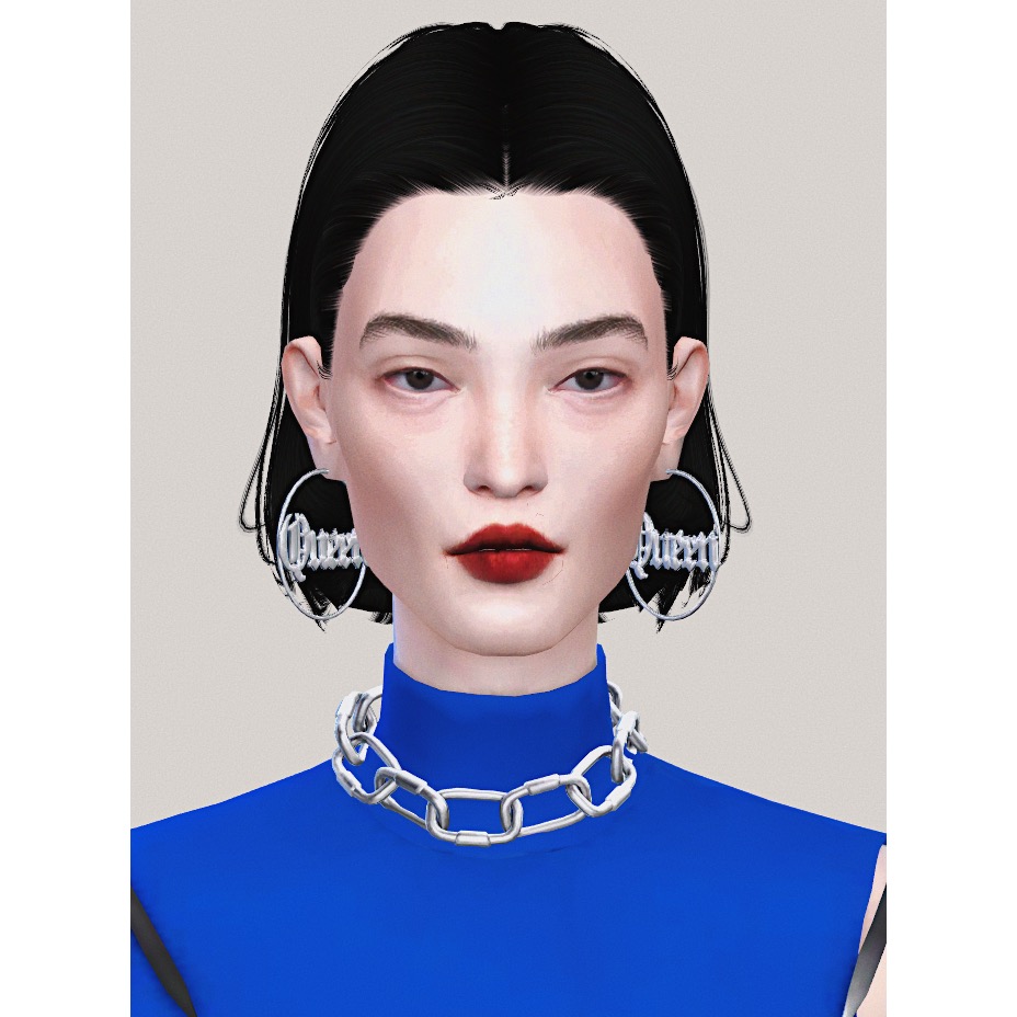 模拟人生4人物mod丨女丨张丽娜丨送8套衣服发型化妆皮肤Sims4补丁 - 图0