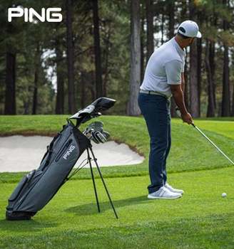 PING Golf Stand Bag Portable Large Capacity Fashionable and Versatile Golf Sports and Leisure Ball Bag 23 ແບບໃຫມ່