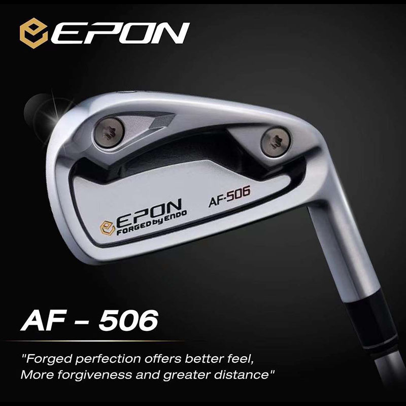 定制球杆EPON 506高尔夫铁杆组软铁锻造易打远距离golf中差点铁杆 - 图0