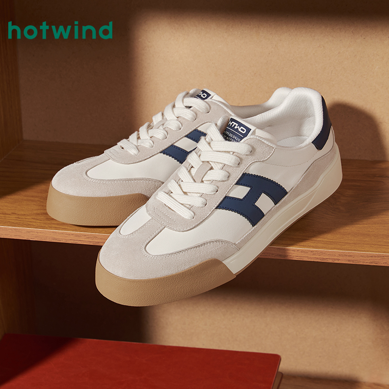 热风2026年春季新款男士时尚板鞋 - 图3