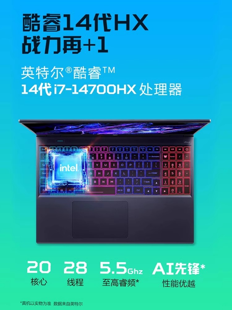 【现货新品】Acer/宏碁掠夺者擎NEO2024款14代4060满血游戏笔记本 - 图3