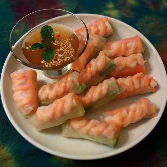 越南进口越竹林春卷皮透明米纸蔬菜海鲜家用卷水晶春饼原料340g,淘宝优惠券,粉丝福利购,淘宝优惠卷