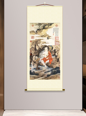 金廷罗汉图纸经典国画高清微喷