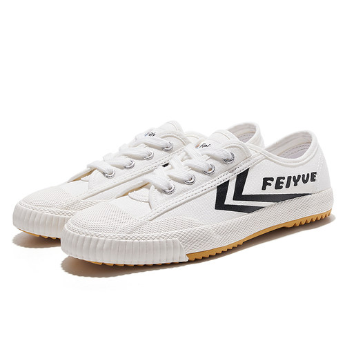 feiyue/飞跃少林魂经典升级款田径鞋女硫化帆布鞋男情侣小白鞋071-图2