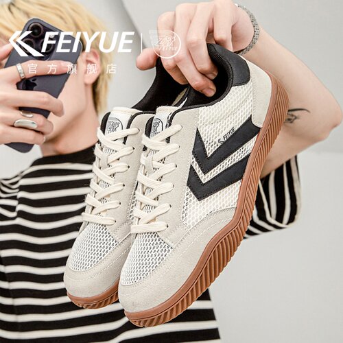 feiyue/飞跃德训鞋男鞋2026春夏新款网面透气休闲鞋子轻便网面鞋 - 图3