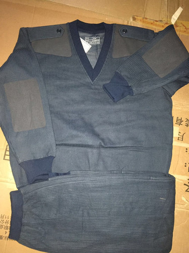 英硕03绒衣裤绒衣绒裤草绿色藏蓝色绒衣裤套装 保暖毛衣裤 - 图0