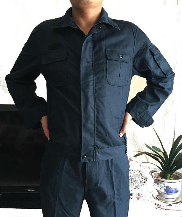 英碩戶外藏青夏服套裝藏青色透氣耐磨阻燃 夾克工作服男