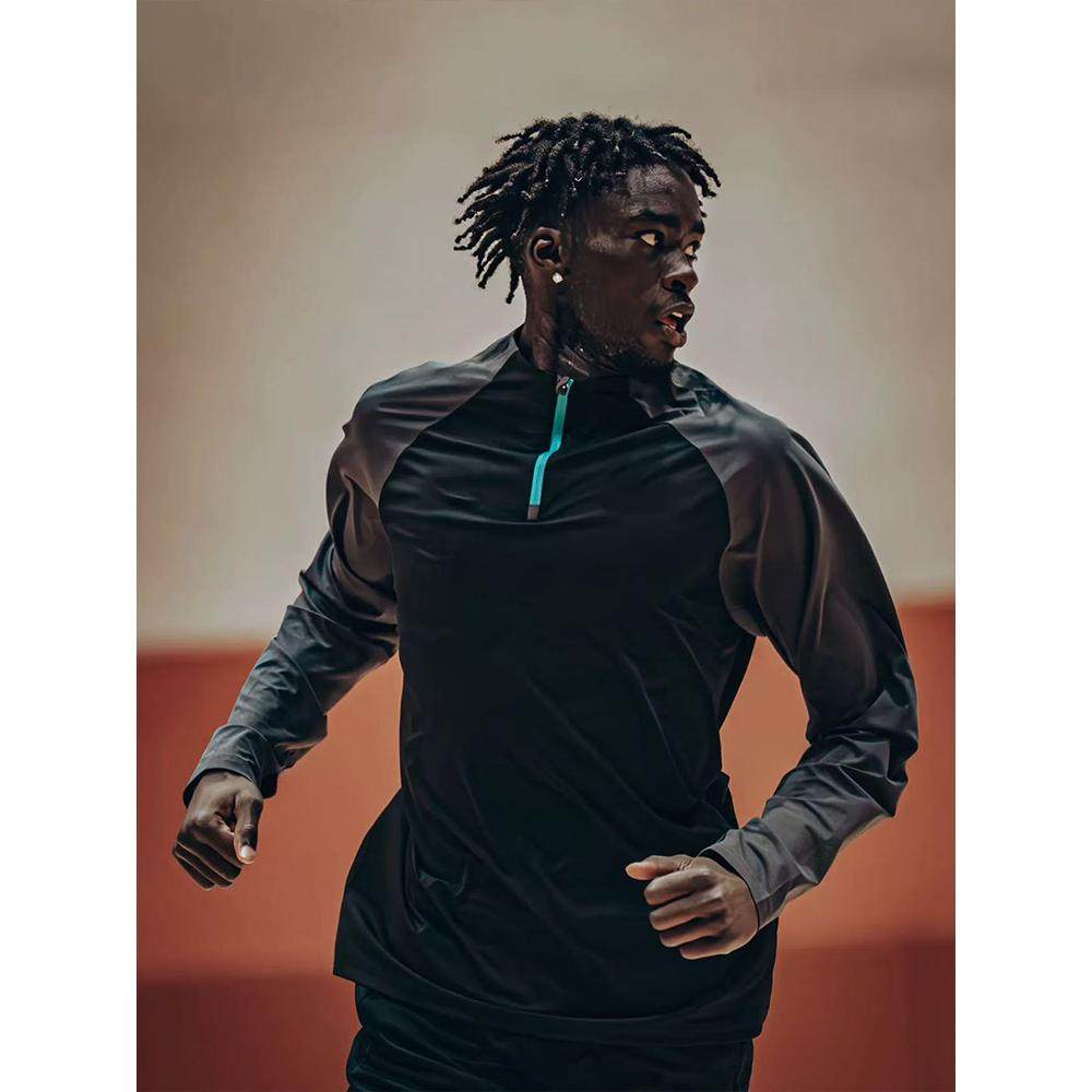 半拉链训练服定制运动跑步健身骑行长袖T恤速干篮球衣秋冬儿童男,淘宝优惠券,粉丝福利购,淘宝优惠卷