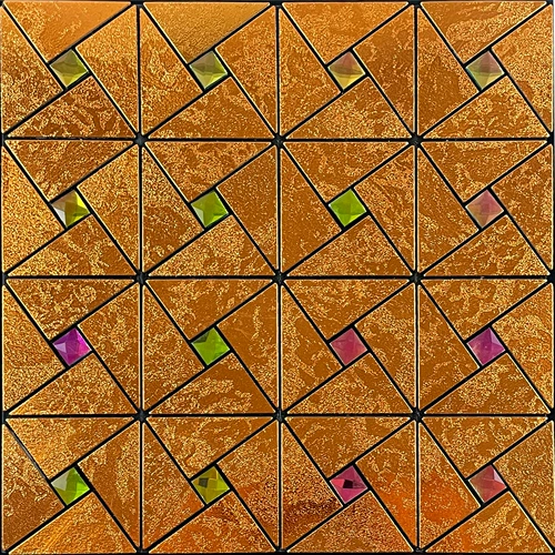 Современная металлическая самоклеющаяся водонепроницаемая мозаика на стену