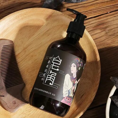皂角洗发水温和保湿防断发非脱柔顺清爽男女蓬松精华控油去屑 - 图2